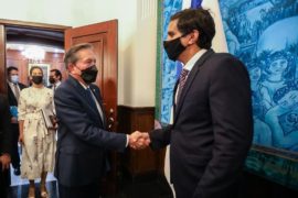  Presidente Cortizo recibe al asesor adjunto de Seguridad Nacional de Estados Unidos para la Economía Internacional