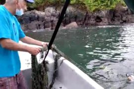  Retiran redes fantasmas del Parque Nacional Marino Golfo de Chiriquí