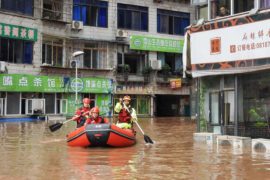  Un millón de afectados y 120.000 evacuados por las fuertes lluvias en el centro de China