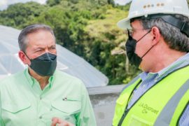  Presidente Cortizo realiza inspección a trabajos de construcción de potabilizadora de Howard