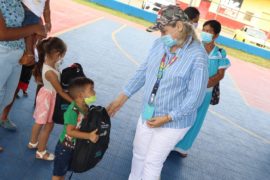  50 nuevos niños en Chiriquí fueron beneficiados con Mochilas Cuidarte