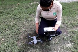  Guardaparques  refuerzan control y vigilancia  de áreas protegidas  con el uso de drones y  sistemas GPS