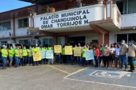  Representantes en Changuinola, afectan a mas de 150 trabajadores municipales