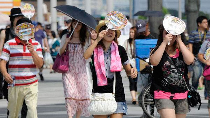  Continúa fuerte ola de calor en Japón