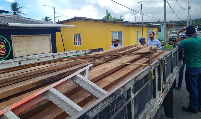  Reparan 13 viviendas afectadas por mal tiempo en Maria Chiquita de Portobelo