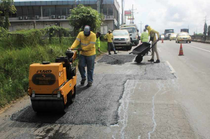  Regional del MOP de La Chorrera continúa con la restauración de tramos en el sector de La Pesa – carretera Panamericana