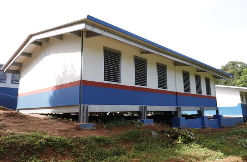  Nuevas aulas modulares para la escuela Alto Caballero, comarca Ngäbe Buglé 