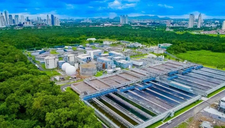  Planta de tratamiento de aguas residuales de Panamá: Considerada como una de las obras más grandes y modernas de Centroamérica
