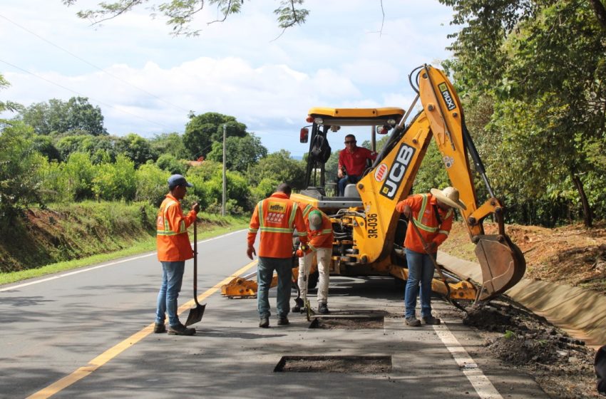  Trabajos de rehabilitación de la vía Gualaca a Chiriquí Grande presenta un avance de 93.71%