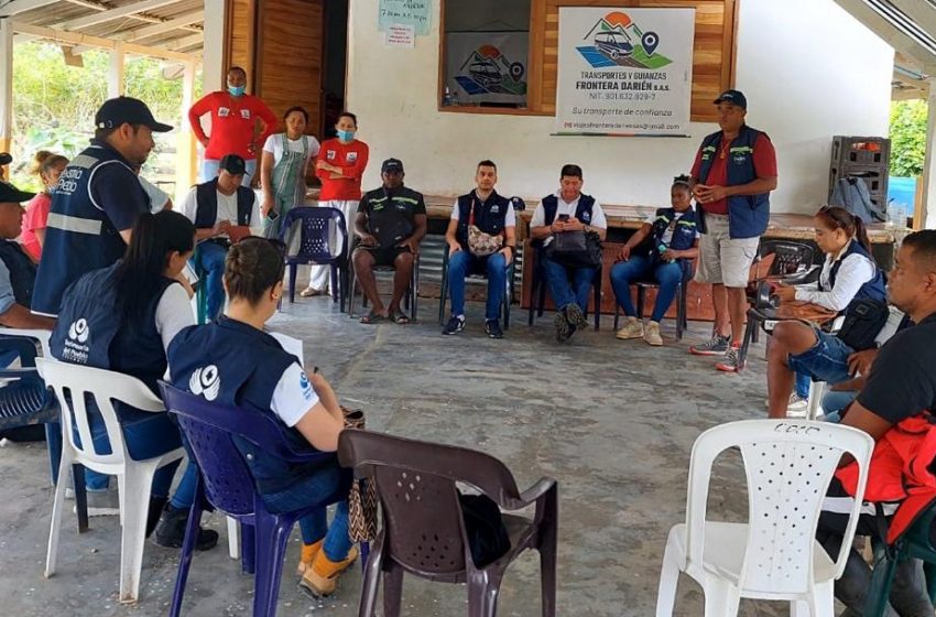  Defensorías de Panamá y Colombia intercambian experiencias sobre flujo migratorio en Necocli