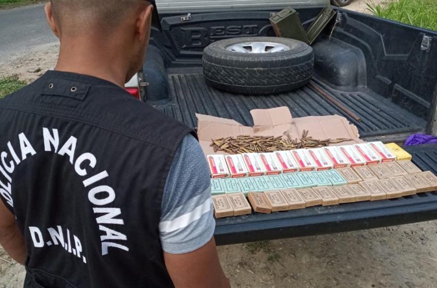  Más de 2,100 municiones fueron recuperadas en San Carlos