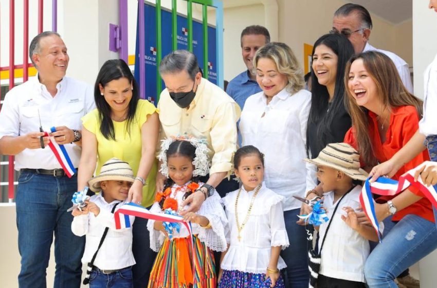  El Gobierno Nacional inaugura el tercer Centro de Atención Integral a la Primera Infancia en Chiriquí