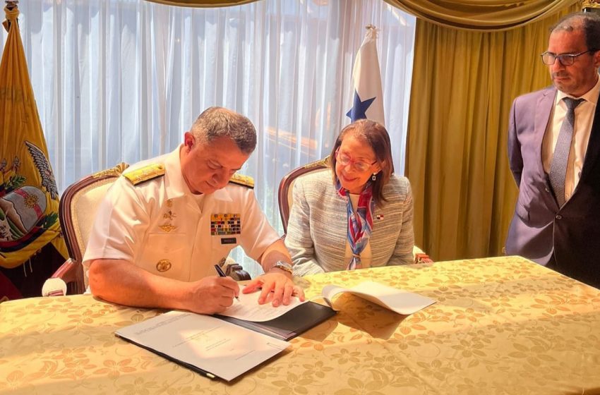  Panamá firma convenio sobre Gente de Mar con Ecuador