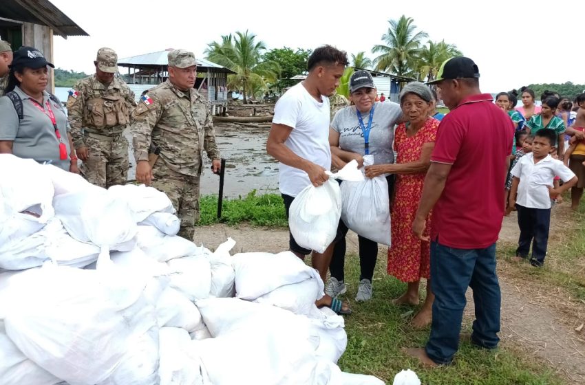  Gobierno Nacional traslada ayuda social a la Isla Patterson en la Comarca Ngäbe Buglé