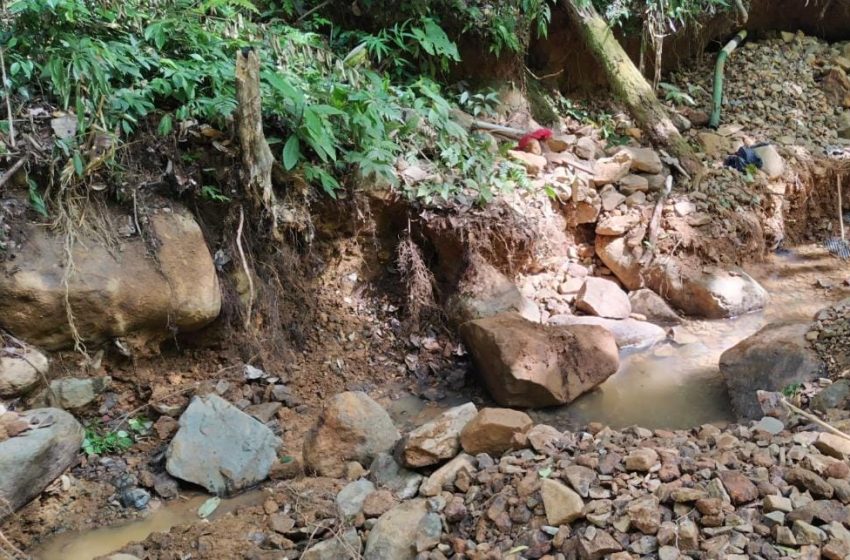  Por minería ilegal, policía ambiental aprehende a ocho personas en Colón