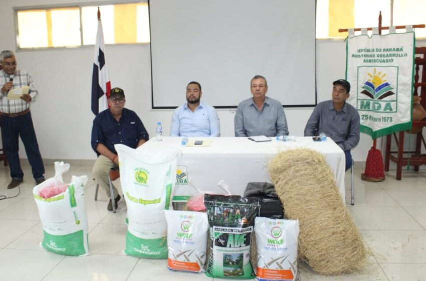  Gobierno entrega insumos a 76 pequeños ganaderos de la provincia de Veraguas 