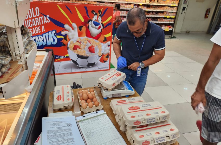  Detectan irregularidad en la venta de huevos de gallina