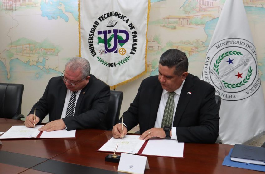  Ministerio de Seguridad y la UTP firman convenio de formación académica y actualización tecnológica