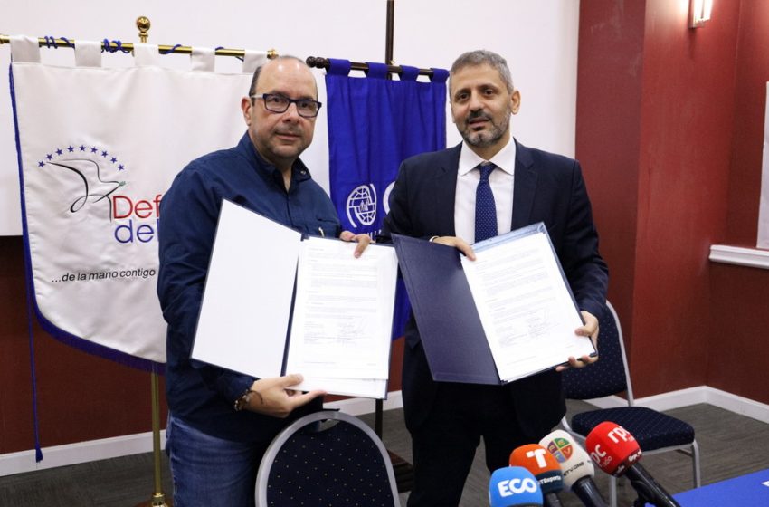  Defensoría del Pueblo y OIM firman convenio para fortalecer acciones en DDHH