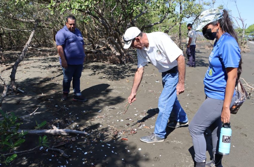  Autoridades verifican aparición de peces muertos en las costas de Playa El Reten