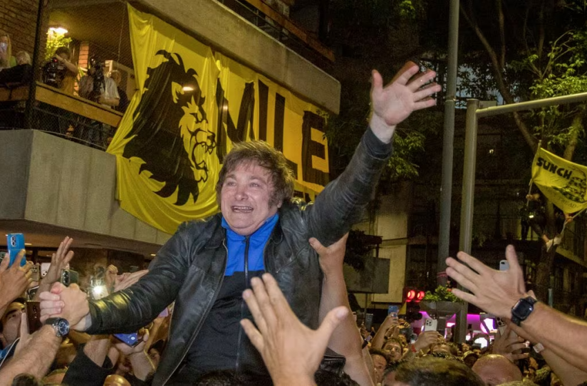  Javier Milei gana la presidencia de Argentina. El país tomará otro rumbo