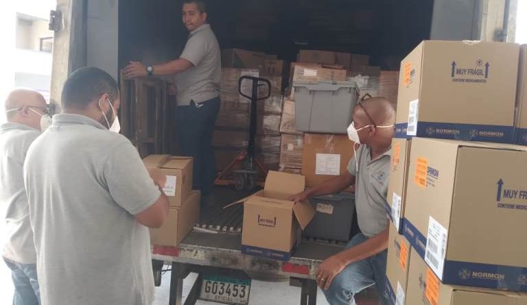  Llegan insumos y medicamentos a la provincia de Los Santos