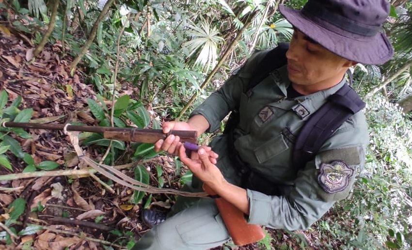  Guardaparques y Policía Ambiental sorprenden a cazador en reservorio de fauna en Campana