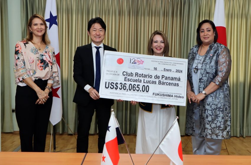  Embajada de Japón aporta asistencia financiera a comedores escolares de Arraiján 