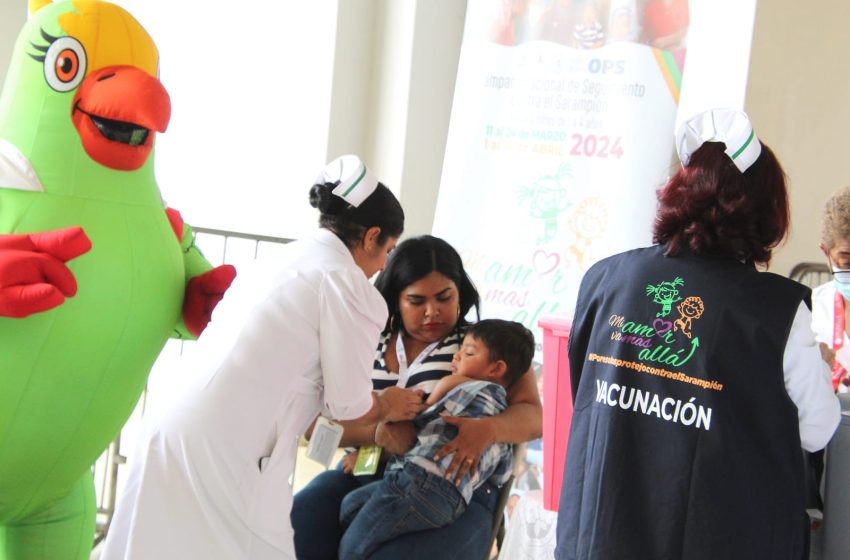  Lanzan campaña de vacunación intensiva contra el sarampión y rubéola