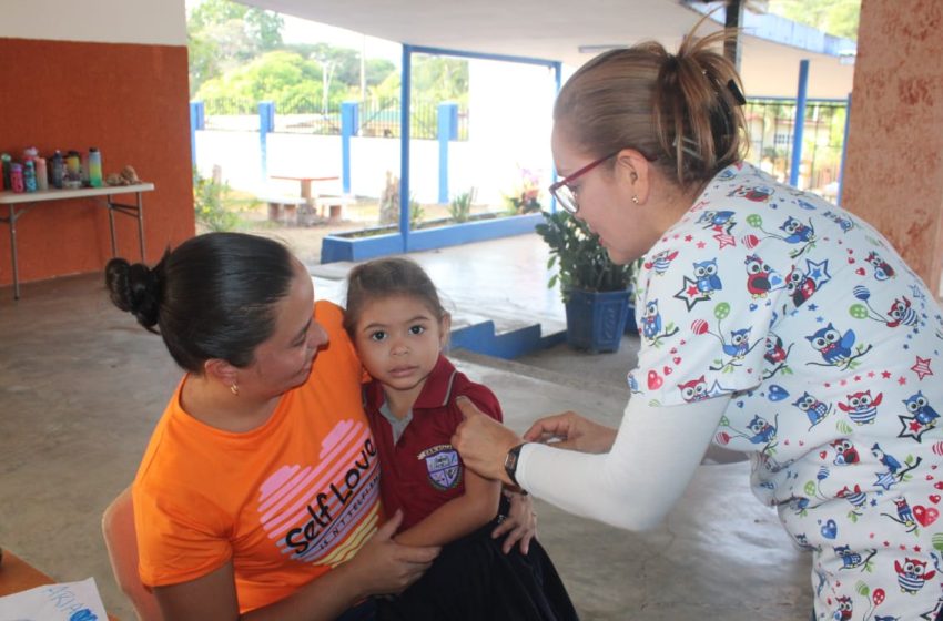  Siete mil 472 dosis de vacuna contra el Sarampión se han aplicado en Veraguas