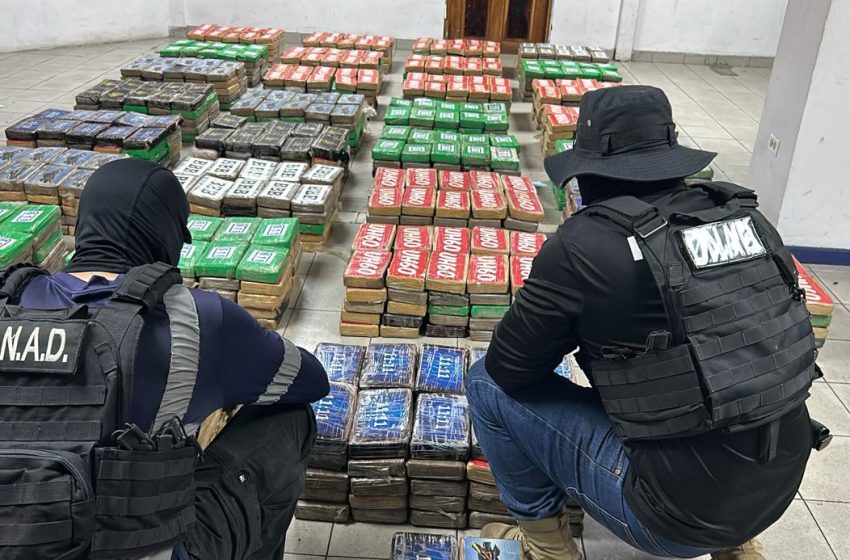  Decomisan más de 1,500 paquetes con droga en un puerto de la provincia de Colón