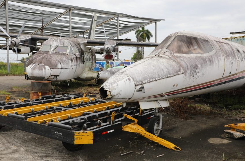  Aviones abandonados en la Terminal de Carga tendrán una segunda vida