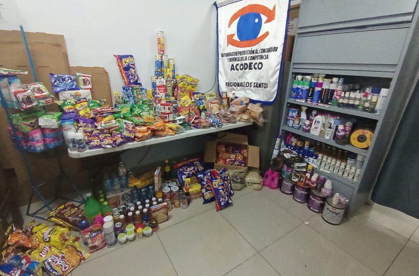  Destruyen más de 1.200 productos decomisados en Los Santos