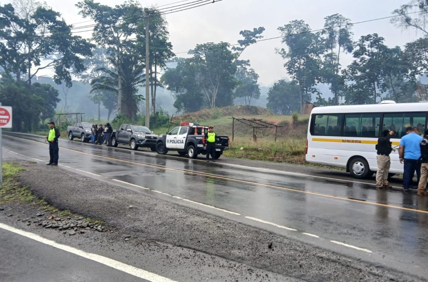  76 detenidos tras desalojo de terrenos invadidos en Bocas del Toro