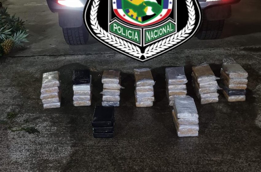  Decomisa 42 paquetes de presunta droga en un auto con doble fondo en Guabalá