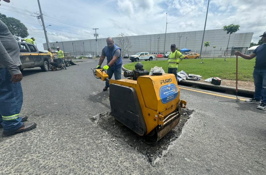  MOP ejecuta intenso operativo de limpieza y parcheo en puntos críticos