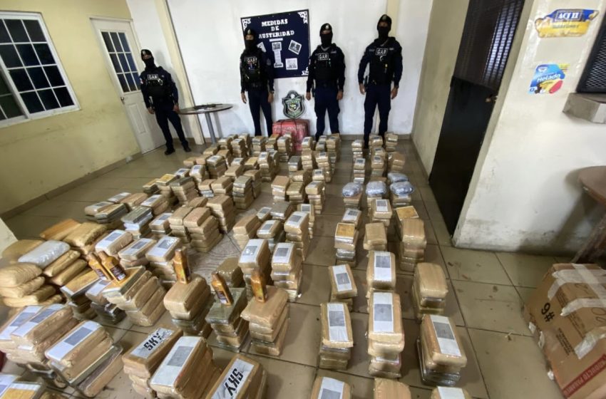  Decomisan más de una tonelada de drogas en seis operaciones contra el narcotráfico del 19 al 21 de agosto