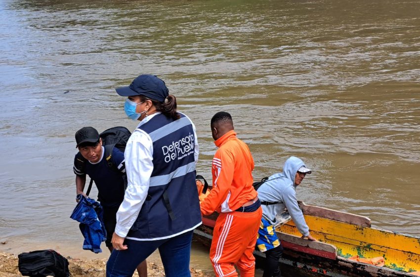  Defensoría y Alto Comisionado verifican situación de Derechos Humanos de migrantes en Darién