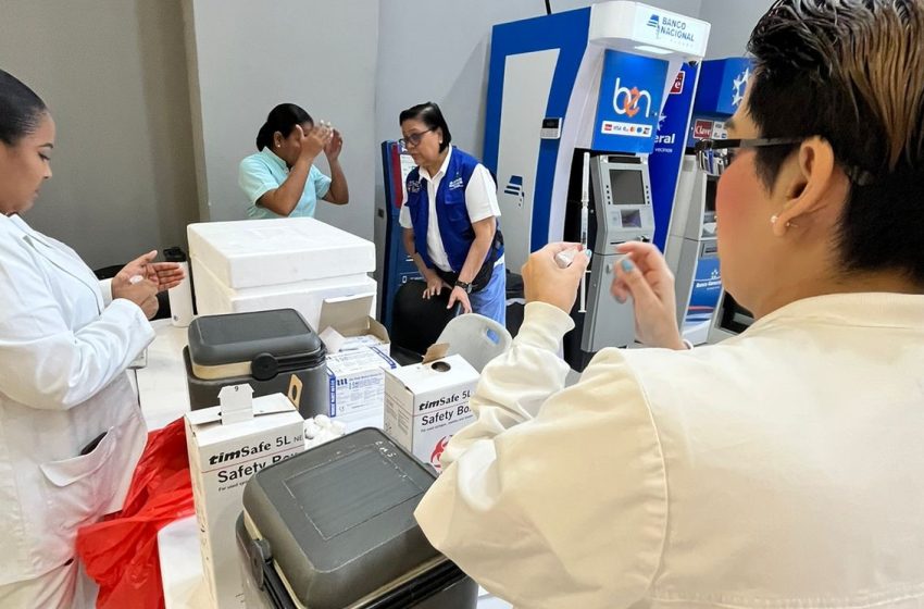  Más de 100 vacunas fueron aplicadas durante la Jornada de Salud de Brisas Capital