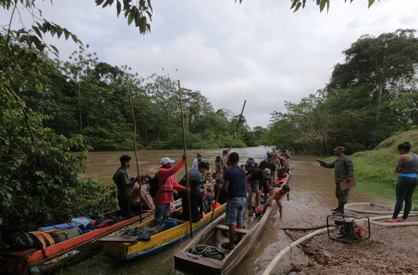  Senafront traslada a 19 migrantes gravemente enfermos en Darién