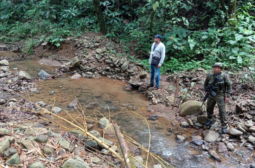  Tres personas detenidas en flagrancia durante inspección por minería ilegal en Quebrada La Bonga