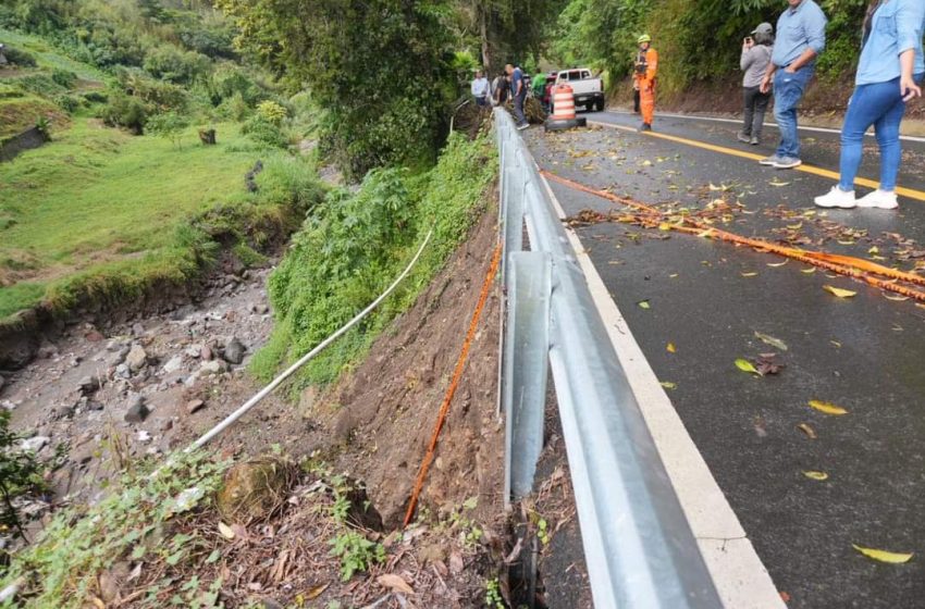  Ministro Andrade inspecciona afectaciones en Tierras Altas