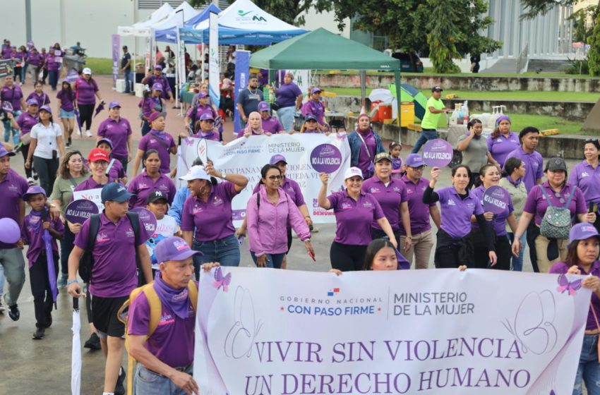  Ministerio de la Mujer, junto a organizaciones e instituciones piden un ¡Alto a la violencia! contra las mujeres