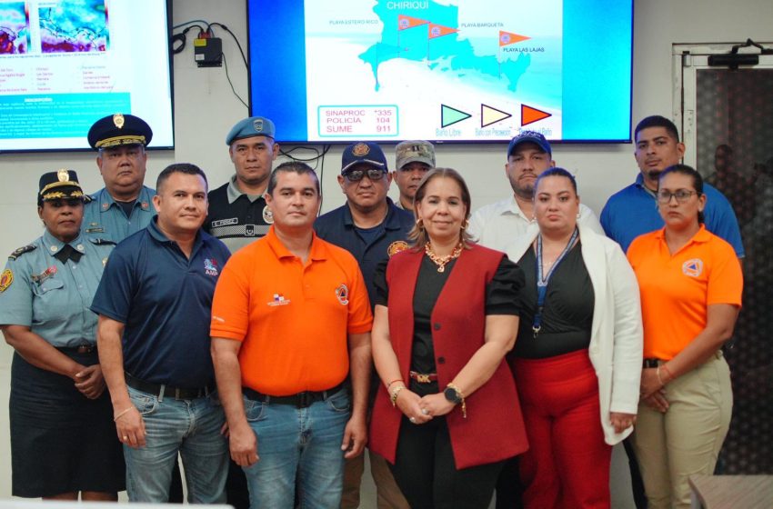  Inicia Operativo Guardianes 2025 para brindar cobertura en playas y ríos de la provincia de Chiriquí