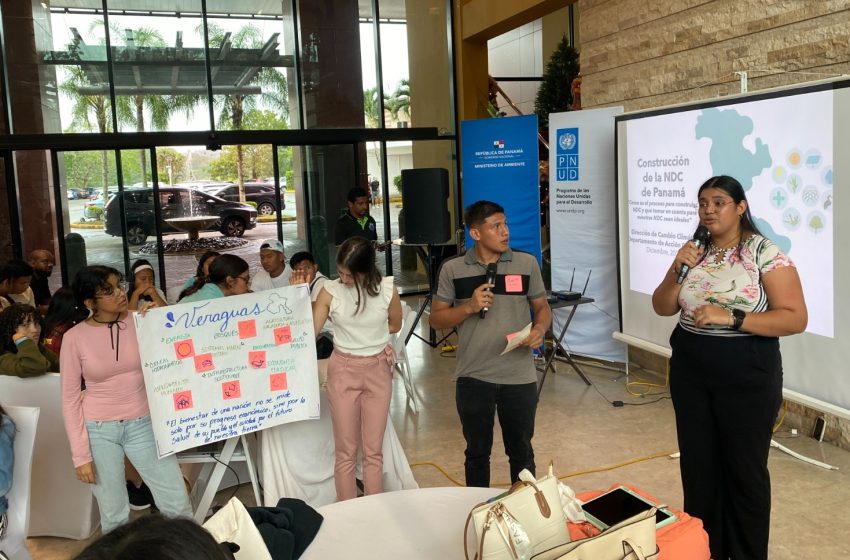  Jóvenes panameños impulsan el liderazgo climático inclusivo