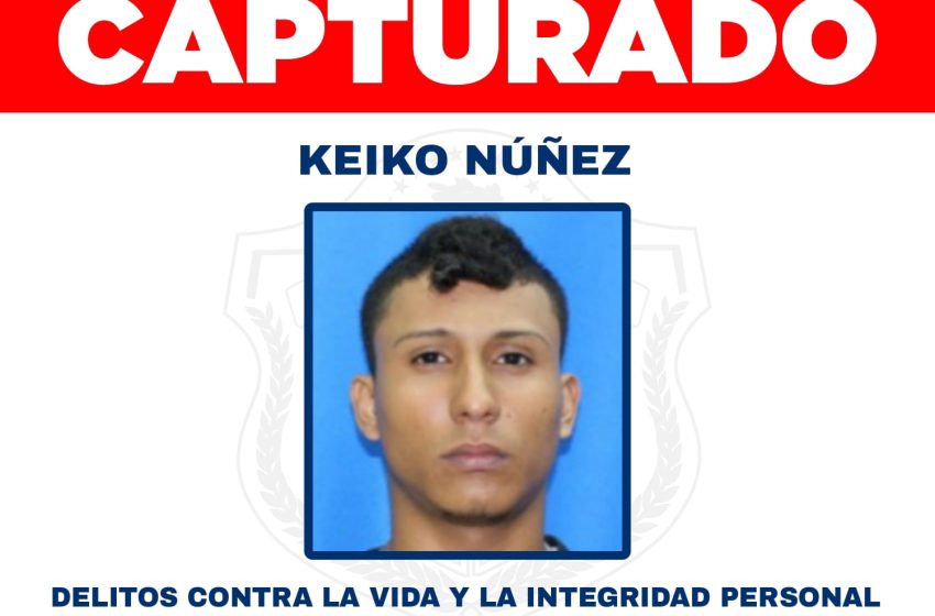  Capturan en Costa Rica a Keiko Núñez, uno de los más buscados por homicidio