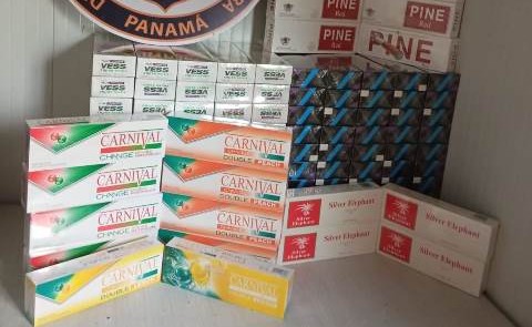  Incautan cigarrillos de presunto contrabando en ruta Panamá-Chiriquí