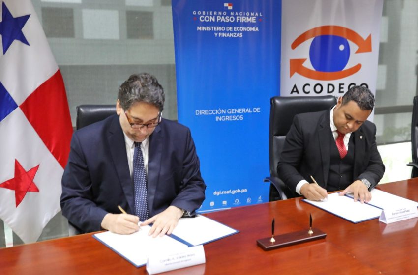  Acodeco y DGI firman acuerdo para fiscalizar facturación