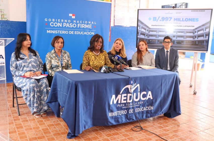  Más de 990 millones de dólares destinará el Meduca para programas de mantenimiento e infraestructura de escuelas