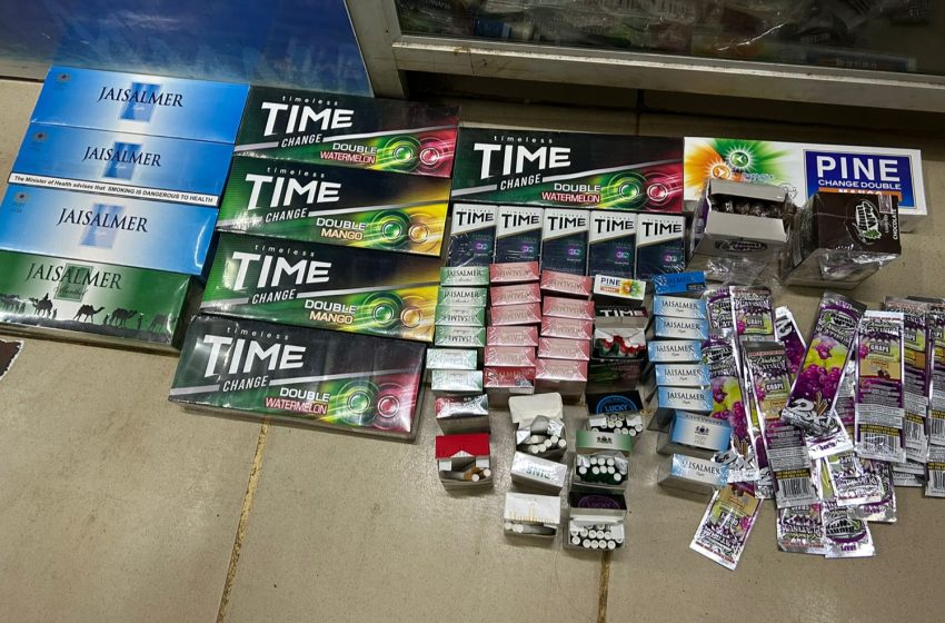  En operativo nocturno decomisaron gran cantidad de productos de tabaco en Veracruz